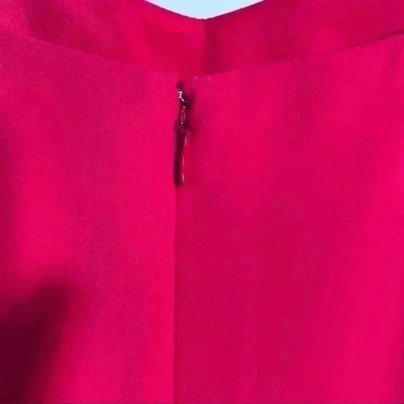 NWT J. Crew Hot Pink Maxi Dress Spaghetti Strap Size 6 - Picture 3 of 12